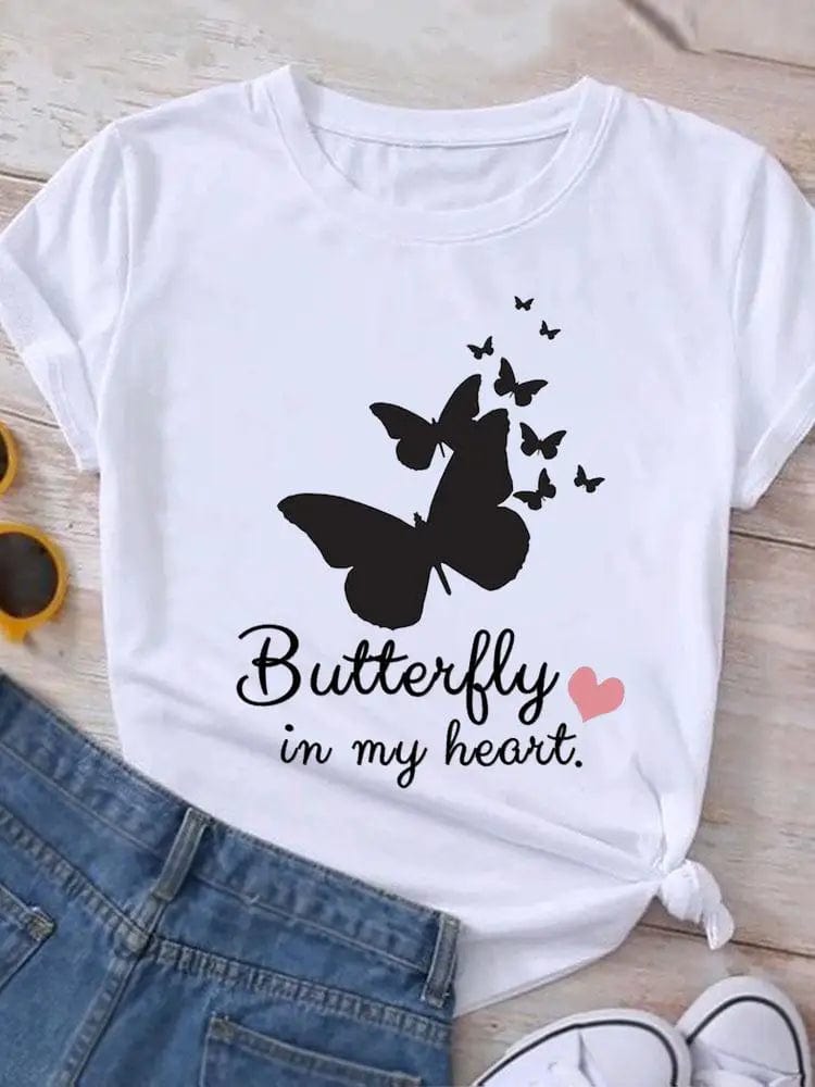 Butterfly in my heart shirt