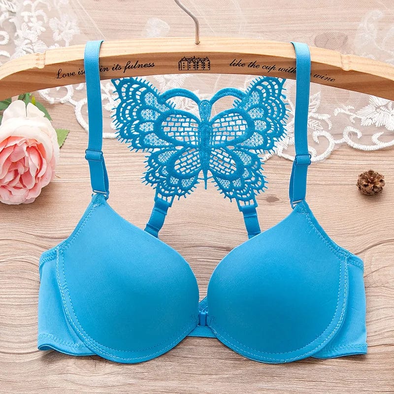 The anterior Y type beauty come back super lace butterflies gather glossy girl underwear bra bras for women