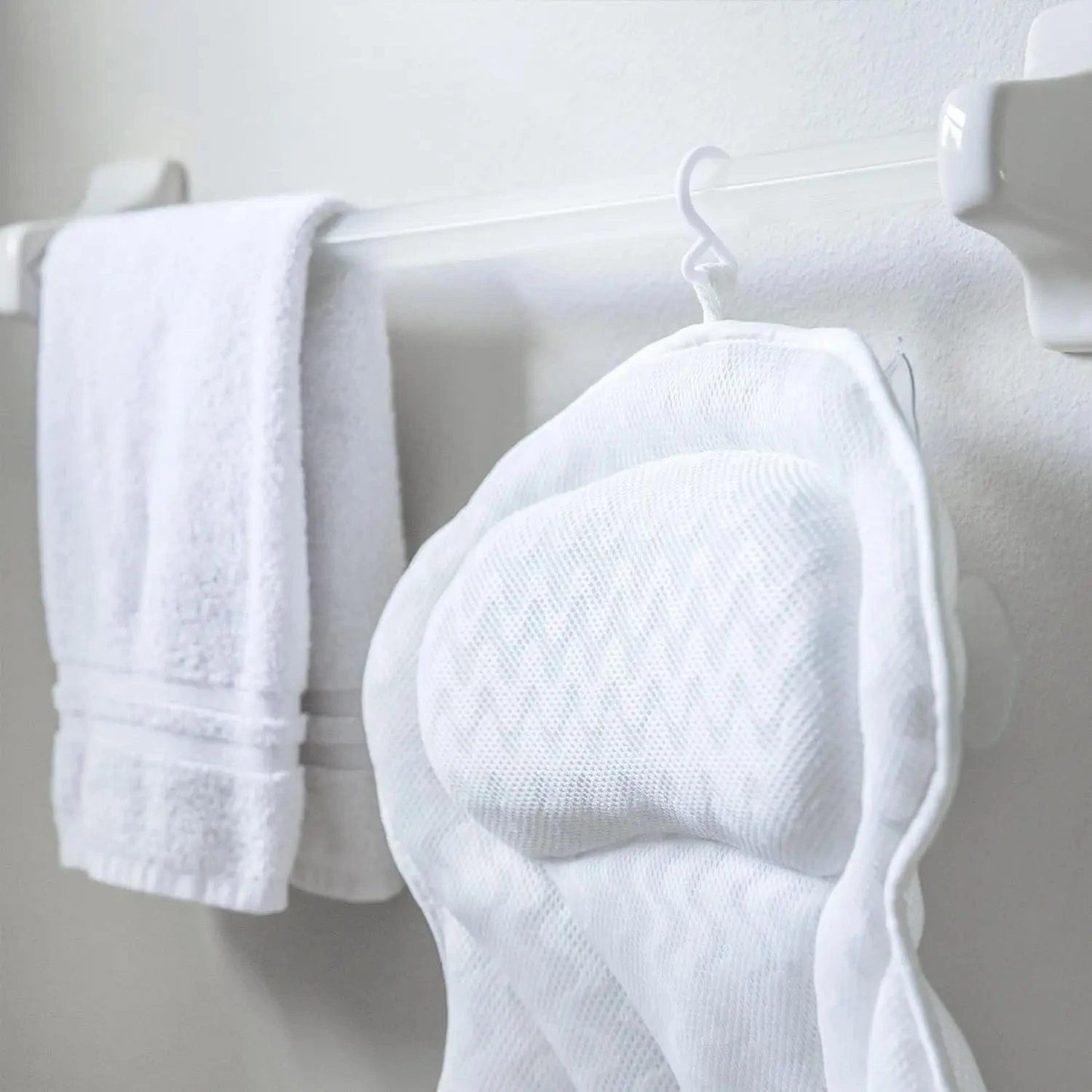 Bathtub Pillow Home Hotel Bath Pillow 4D Gray White Butterfly Bathtub Pillow Suction Cup Bathtub Pillow