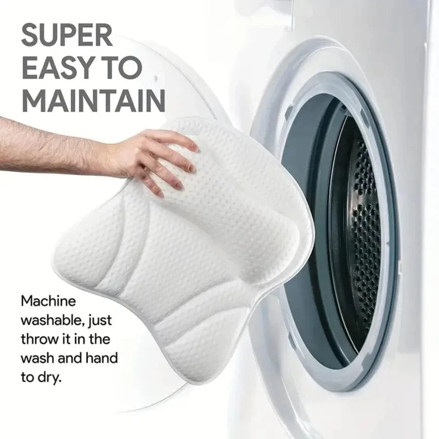 Bathtub Pillow Home Hotel Bath Pillow 4D Gray White Butterfly Bathtub Pillow Suction Cup Bathtub Pillow