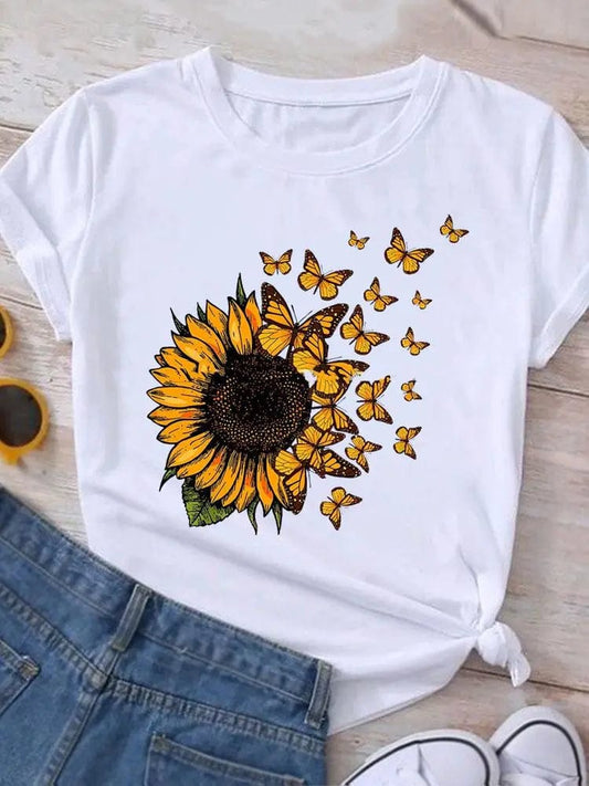 butterfly hatching t-shirt