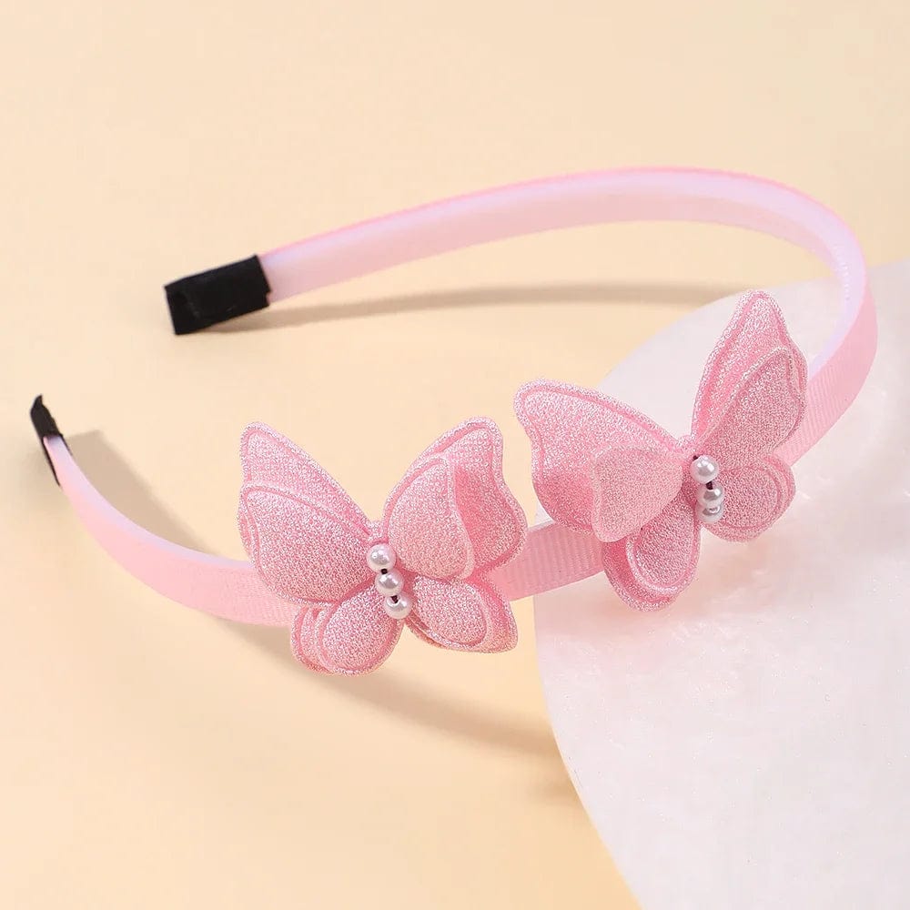 Butterfly headbands with pearl