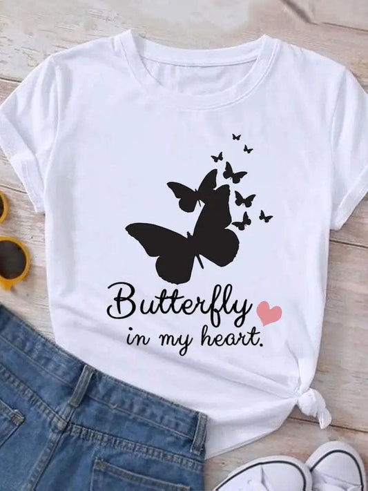 Butterfly in my heart shirt