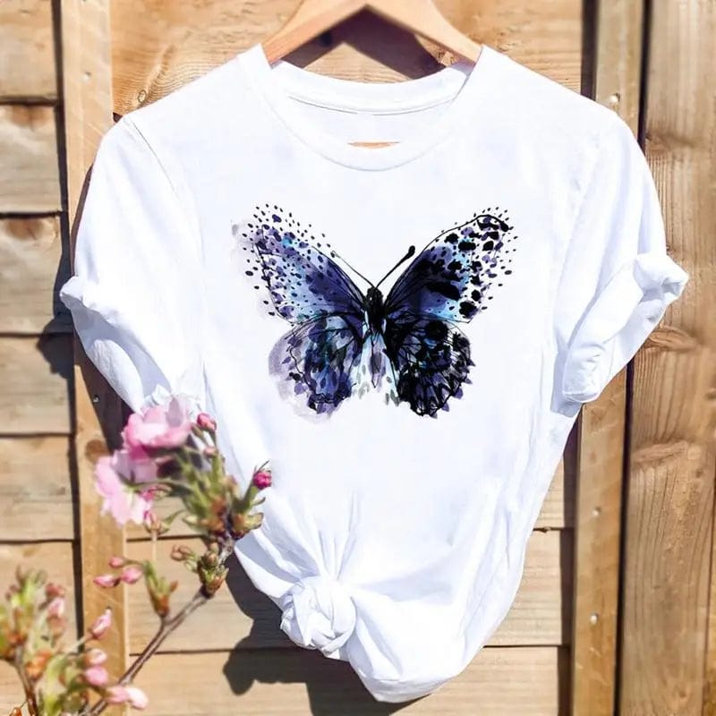 Butterfly t-shirt 90s trend