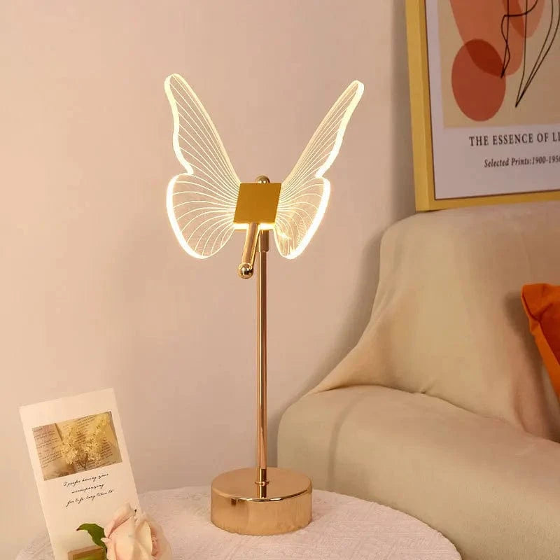 Butterfly table lamp