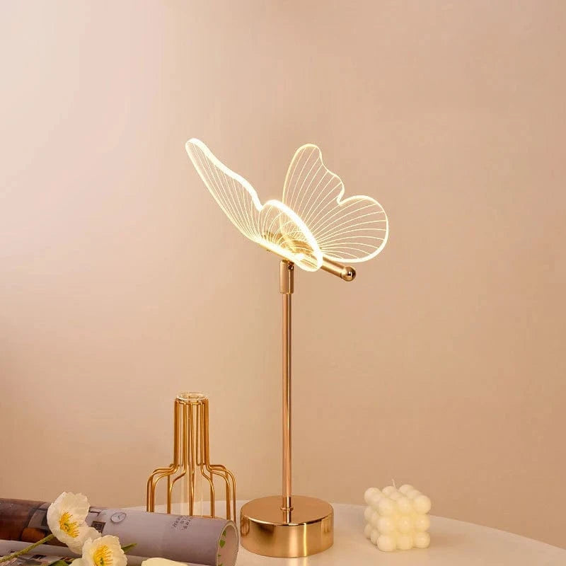 Butterfly table lamp