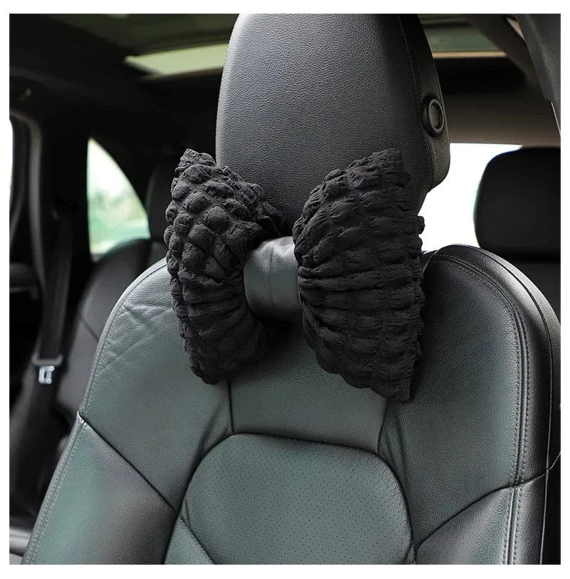 Car headrest Butterfly puff for car neck support pillow pillow cute comfortable car headrest