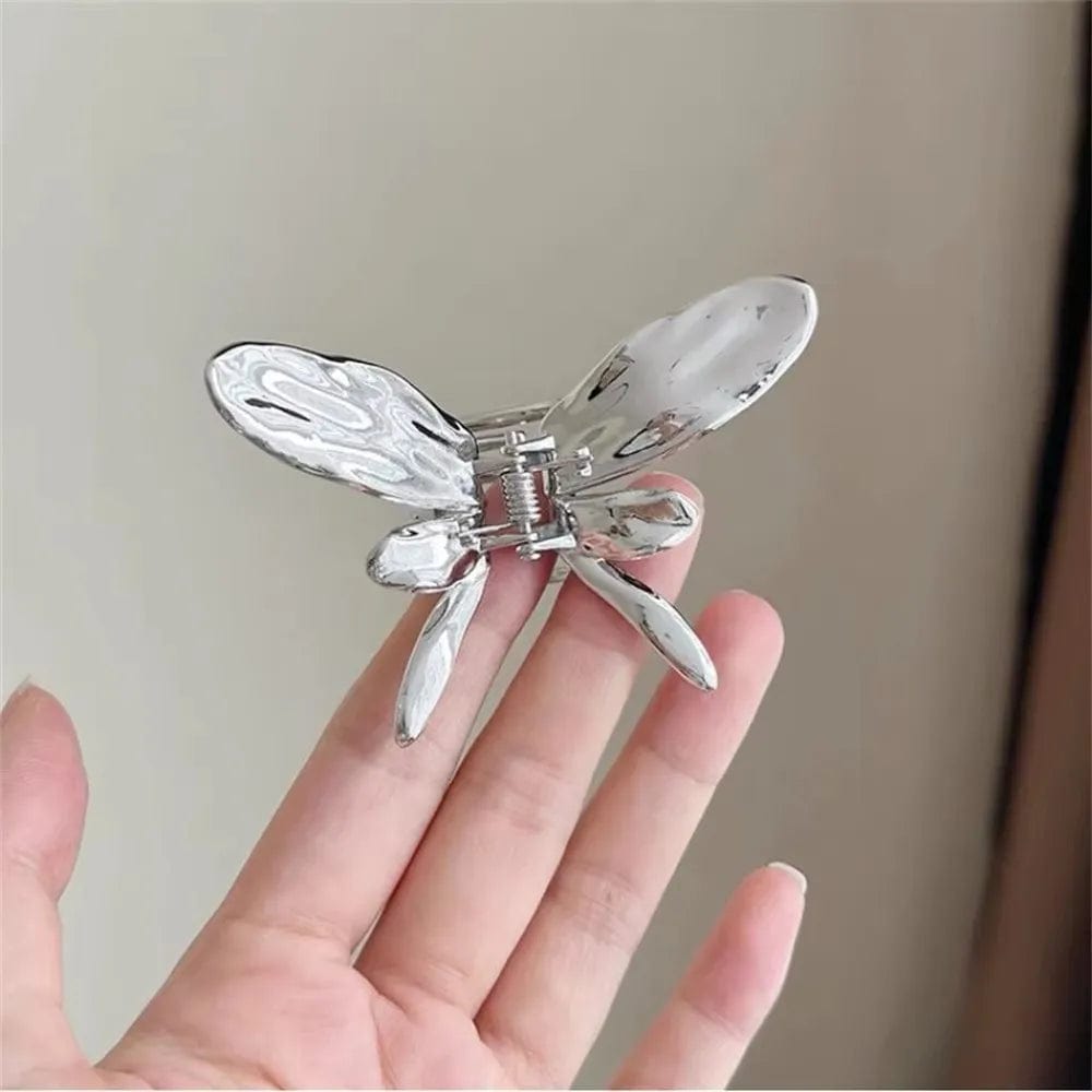 Crystal butterfly hair clip