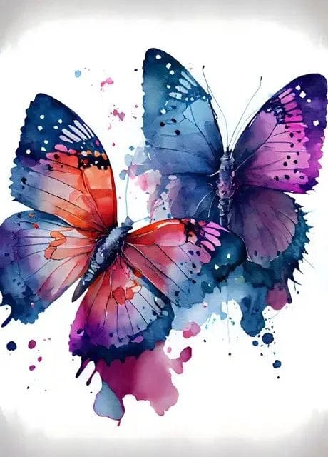 Nordic Colorful Beautiful Butterfly Poster Aesthetic Canvas Painting Wall Art Kitchen Gallery Room Home Decor No Frame