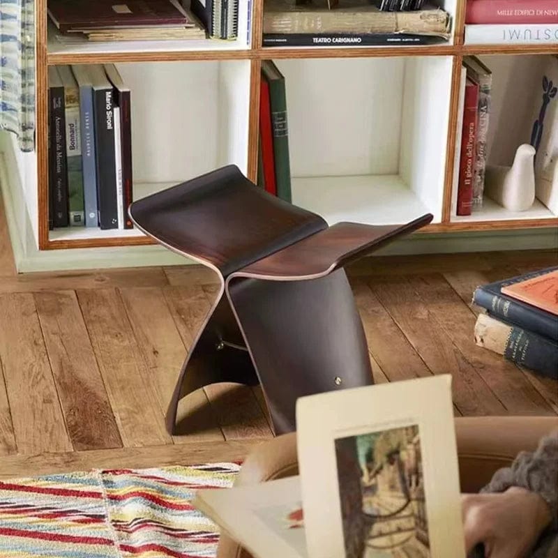 Nordic Creative Design Simplicity Butterfly Chair Side Table Corner Table Living Room Stool Art-Stool BathroomChairHomeFurniture