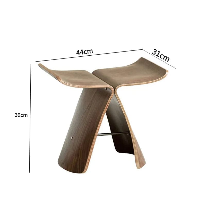 Nordic Creative Design Simplicity Butterfly Chair Side Table Corner Table Living Room Stool Art-Stool BathroomChairHomeFurniture