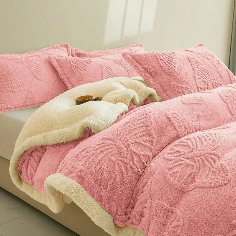 Nordic Style Tafurong Butterfly Pattern Napping Blanket Home Air Conditioning Sofa Blanket Bedding Blanket Versatile All Seasons