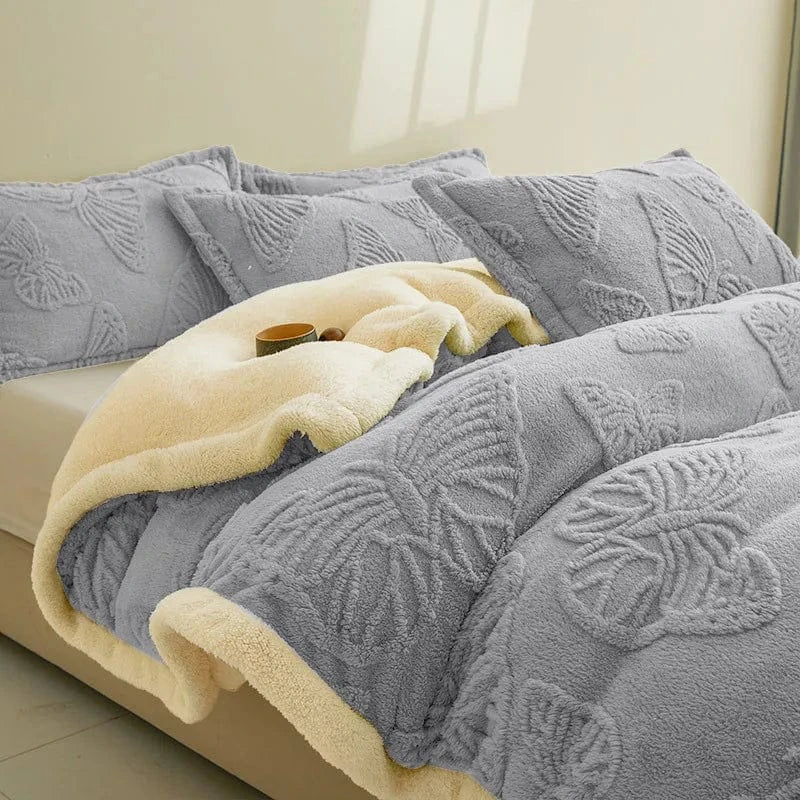 Nordic Style Tafurong Butterfly Pattern Napping Blanket Home Air Conditioning Sofa Blanket Bedding Blanket Versatile All Seasons