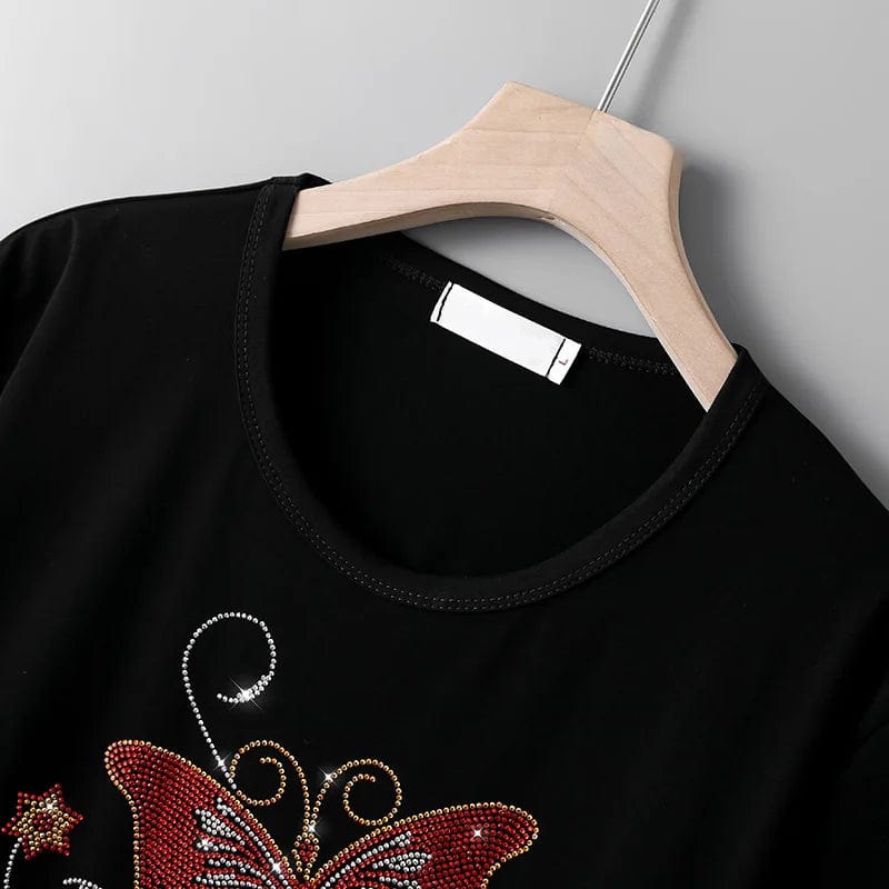 Sparkling butterfly t-shirt