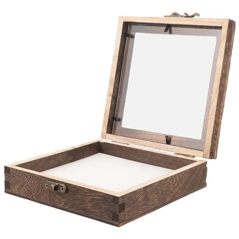 Wooden butterfly display frame